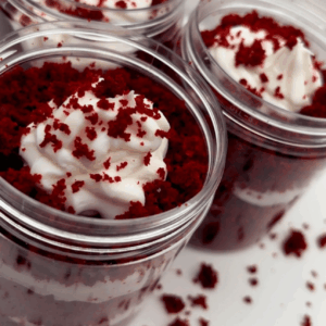 Red Velvet Cake In A Jar