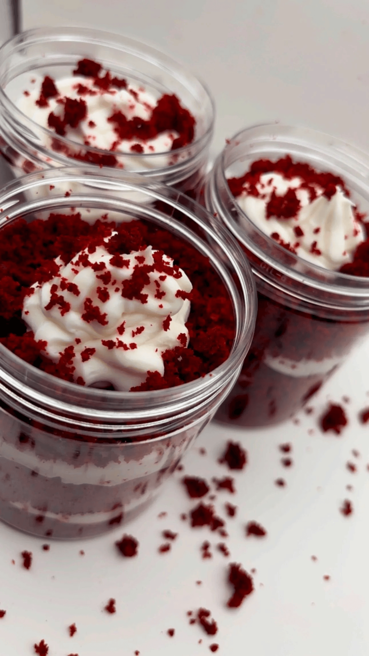 Red Velvet Cake In A Jar
